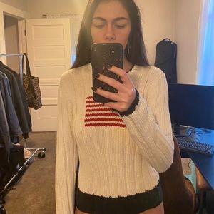 POLO Ralph Lauren Flag Prep Crewneck Sweater